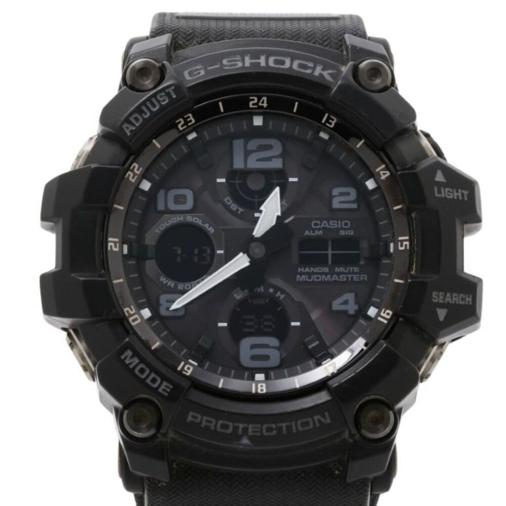 CASIO G-SHOCK MASTER OF G-LAND MUDMASTER GWG-100-1AJF Black Stainless Steel R...